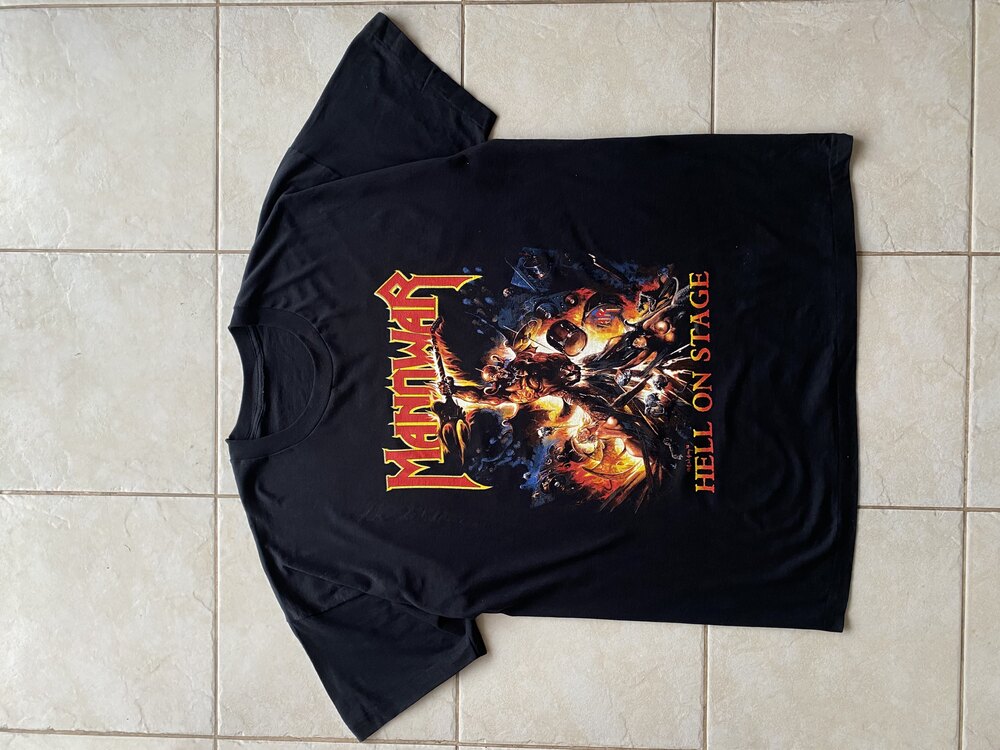 1998 Manowar Euro Tour Tee XXL