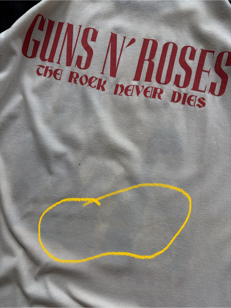 1991 Guns ‘n Roses Band Tour Tee Large