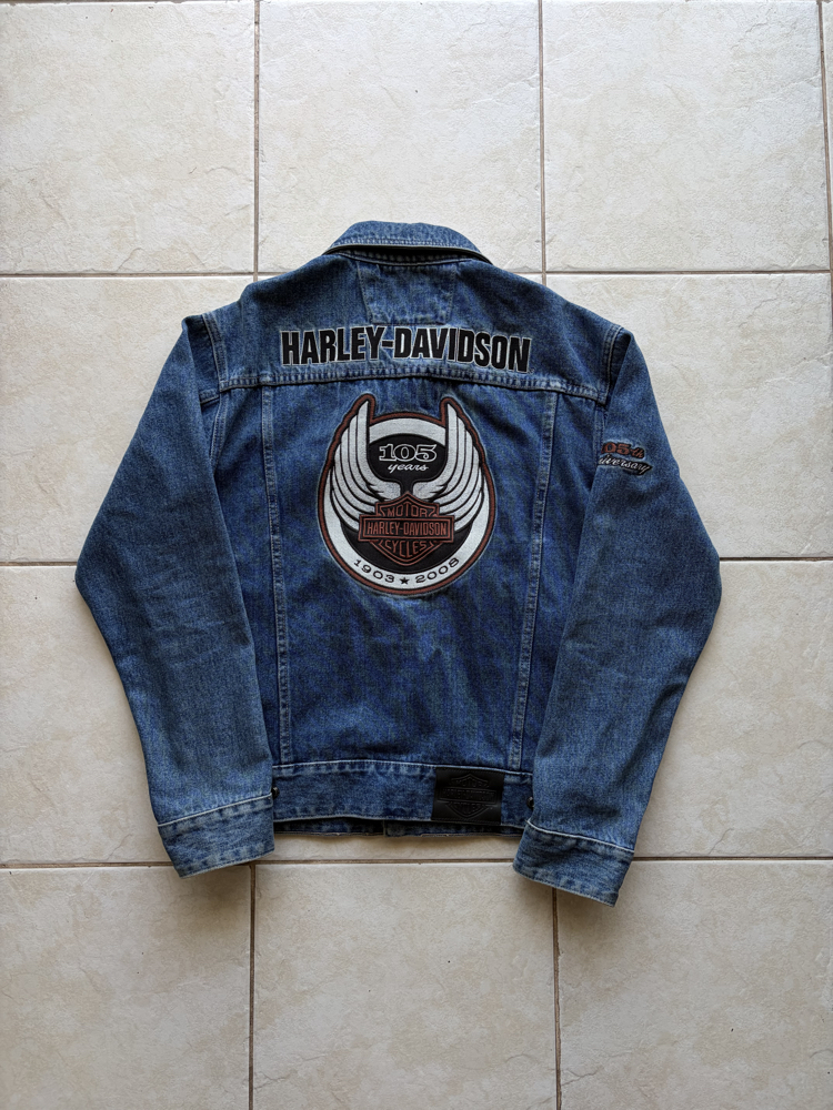 Harley Davidson 105. Yil Denim Ceket
