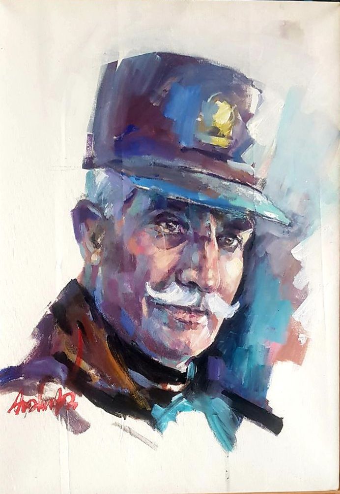 Reza Shah-e Kabir - Original Artwork