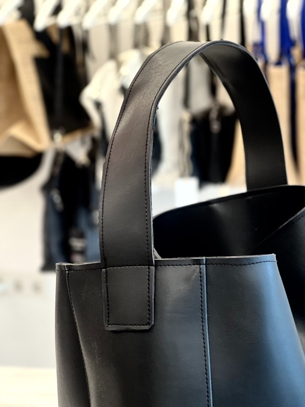 Siyah POCHETTE  Deri City Bag