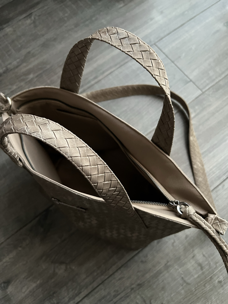Süet Biscuit Hasır City Bag