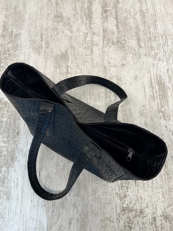 KROKO BORDO MIDDLE TOTE
