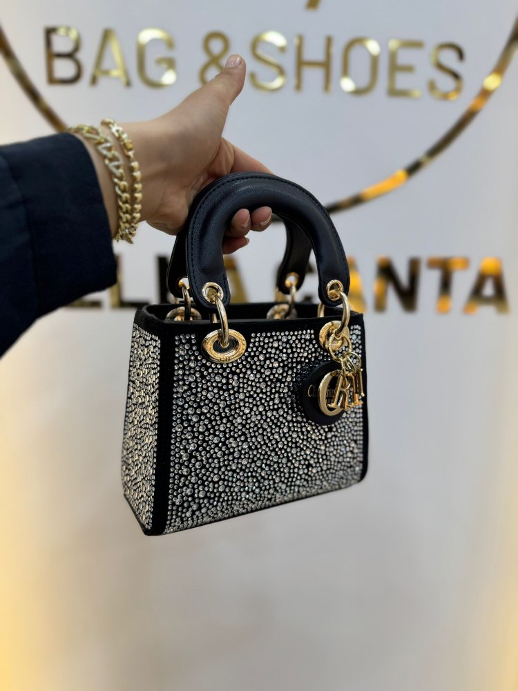 A kalite taşlı Dior çanta 