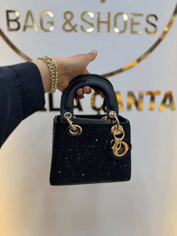 A kalite taşlı Dior çanta