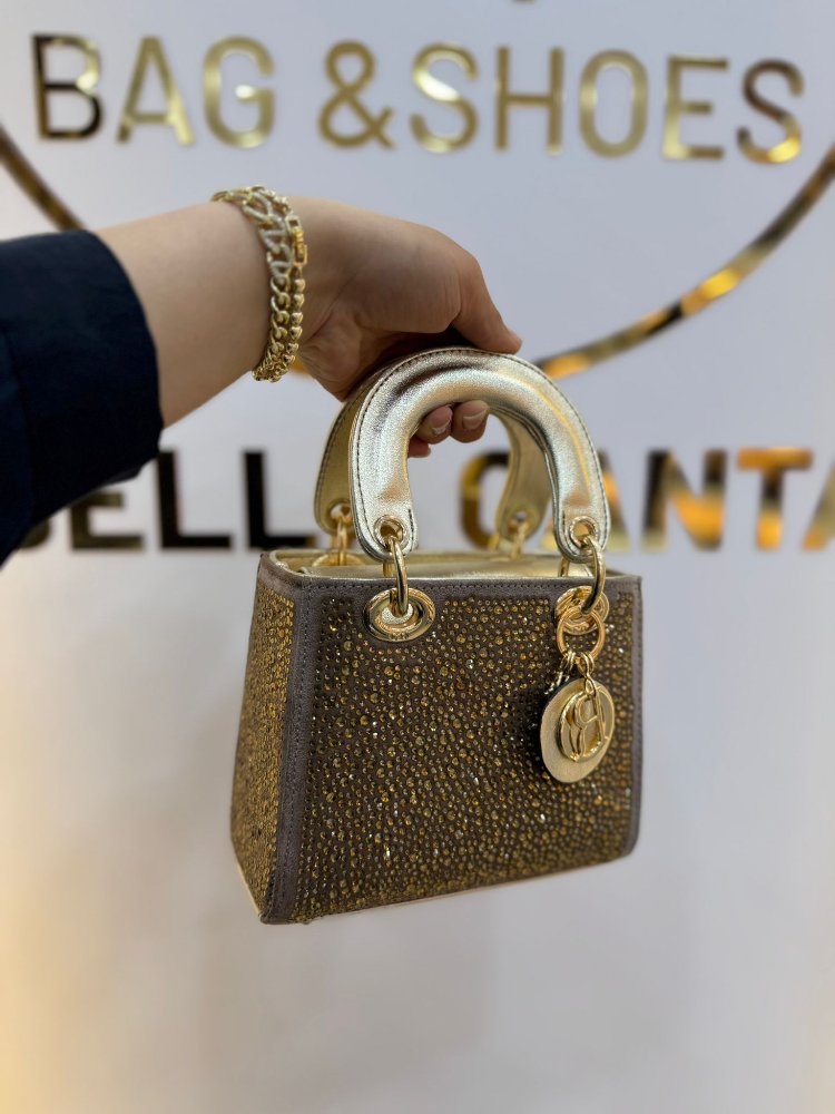 A kalite taşlı Dior çanta 