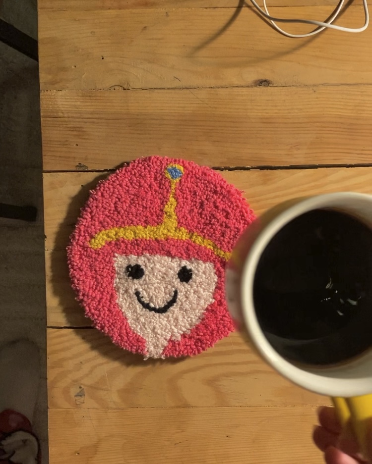 Adventure time ciklet bardak altlığı