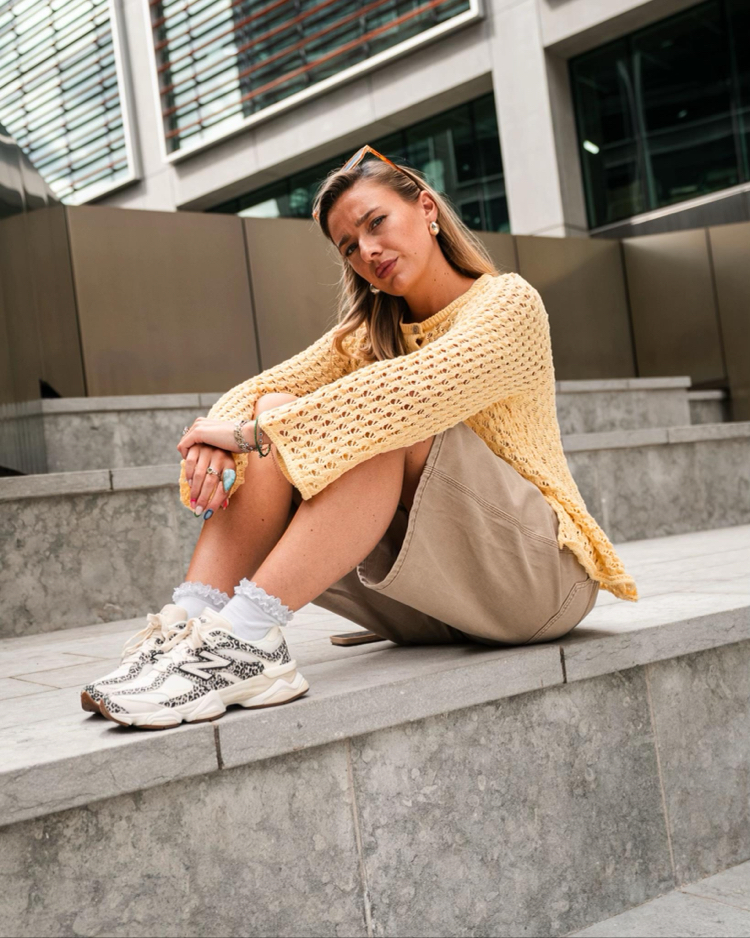 New Balance 9060 ASOS Exclusive Beige Brown Leopard Print