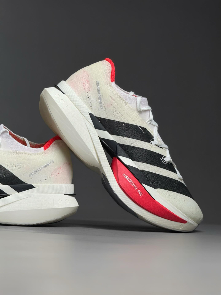 Adidas Adizero Prime X3 Strung Cloud White Lucid Red