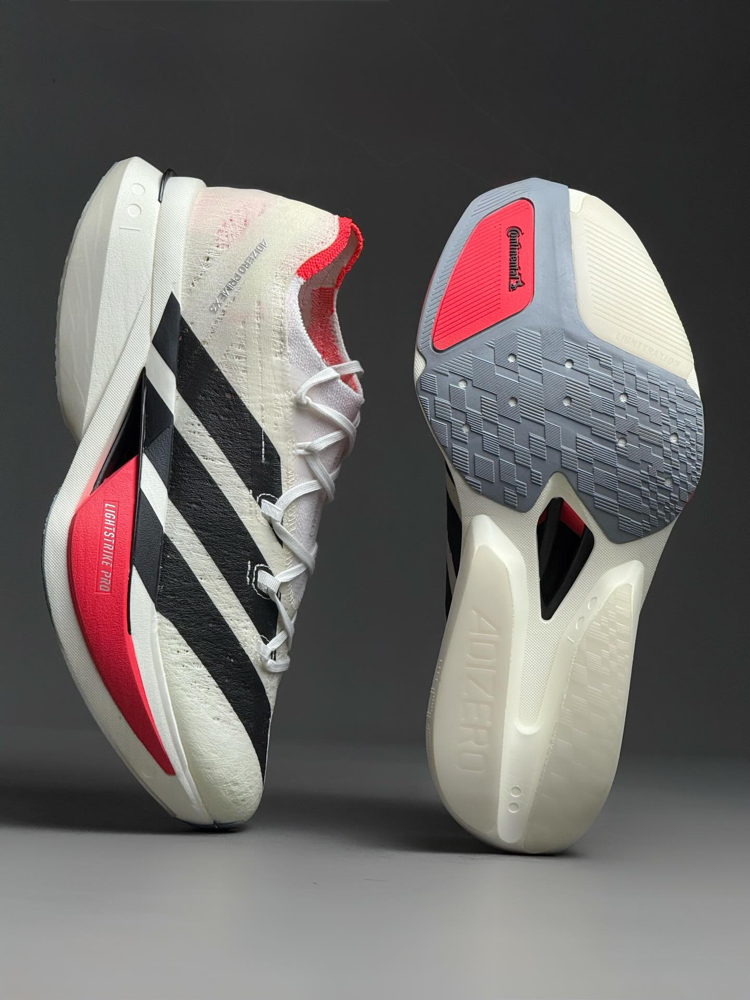 Adidas Adizero Prime X3 Strung Cloud White Lucid Red