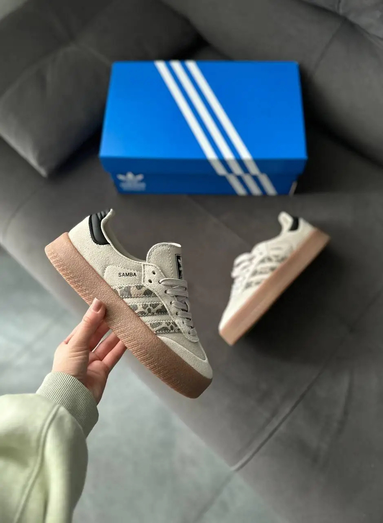 Adidas Sambae Leopard Off White