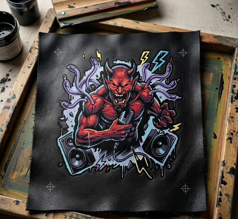Rockstar Devil Vector Illustration - Music Demon SVG, EPS, PNG, DXF - Digital Download