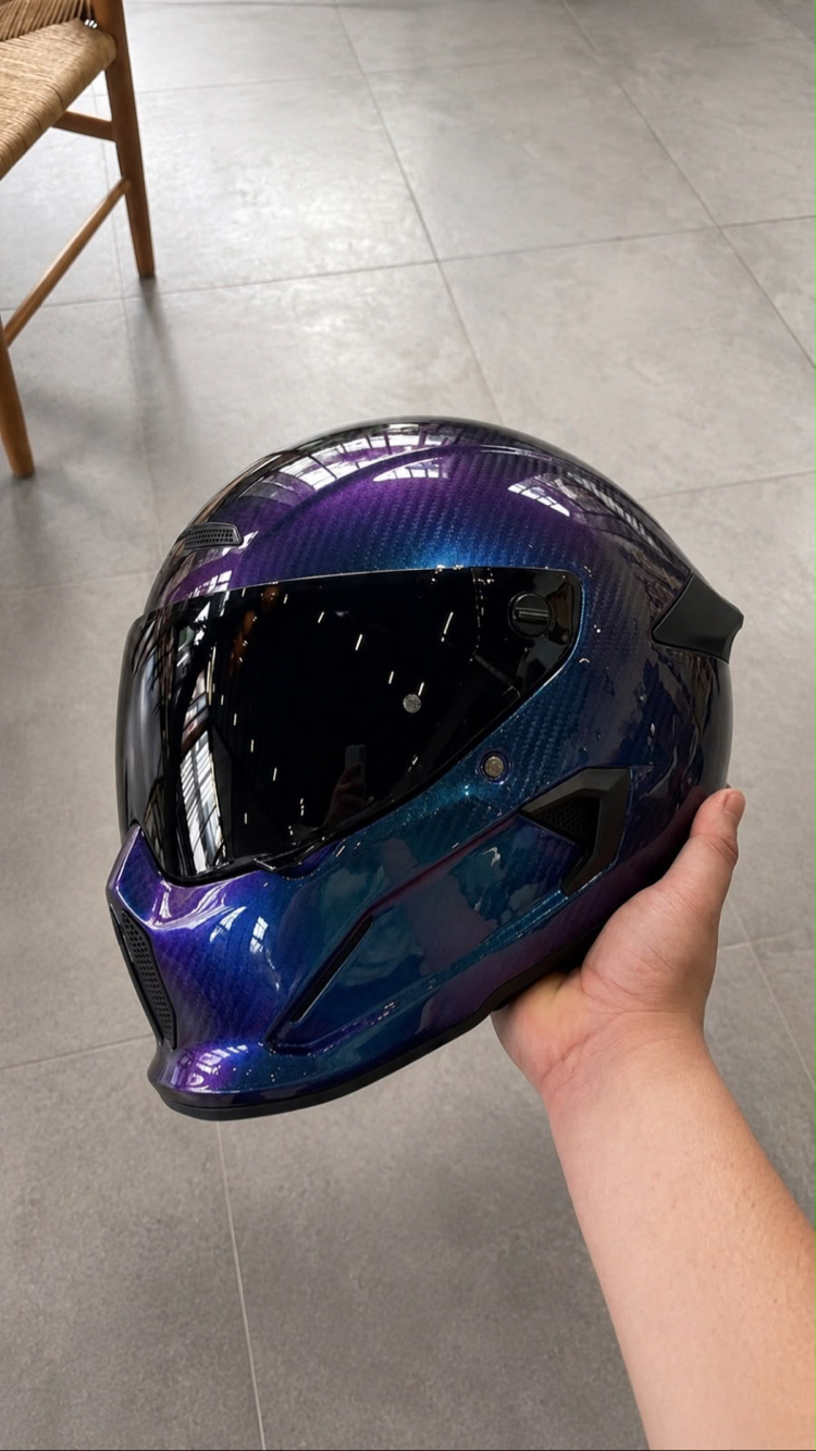 Ruroc Atlas 4.0 Tanzanite Carbon