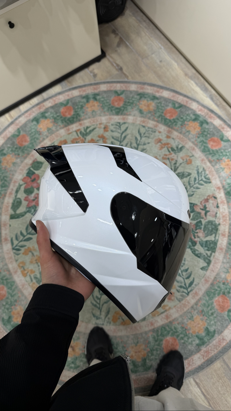 Skold Full Face Kask Sedefli Beyaz