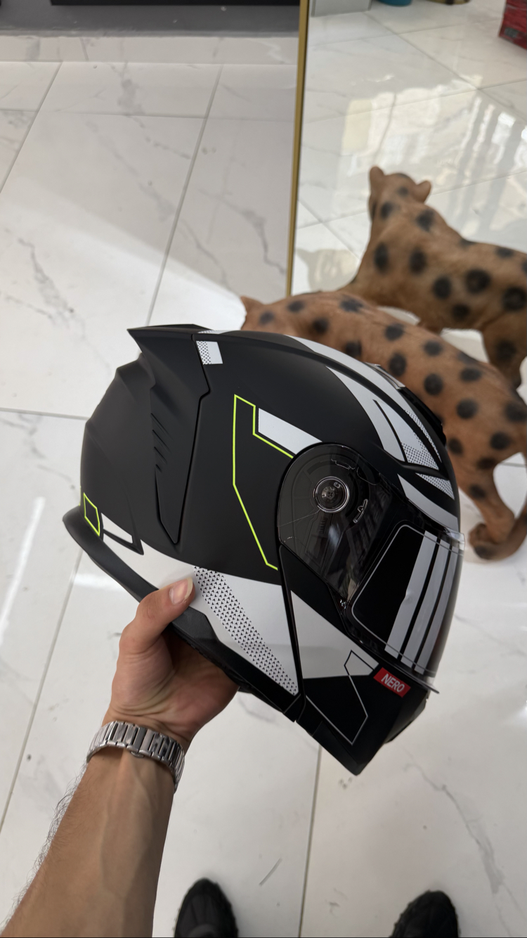 Nero Çene Açılır Ece/Dot Sertifkalı Kask
