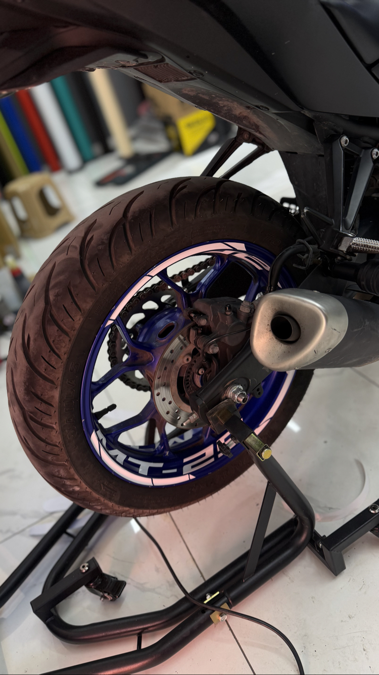 Yamaha Mt-25 Özel Tasarım Jant Sticker