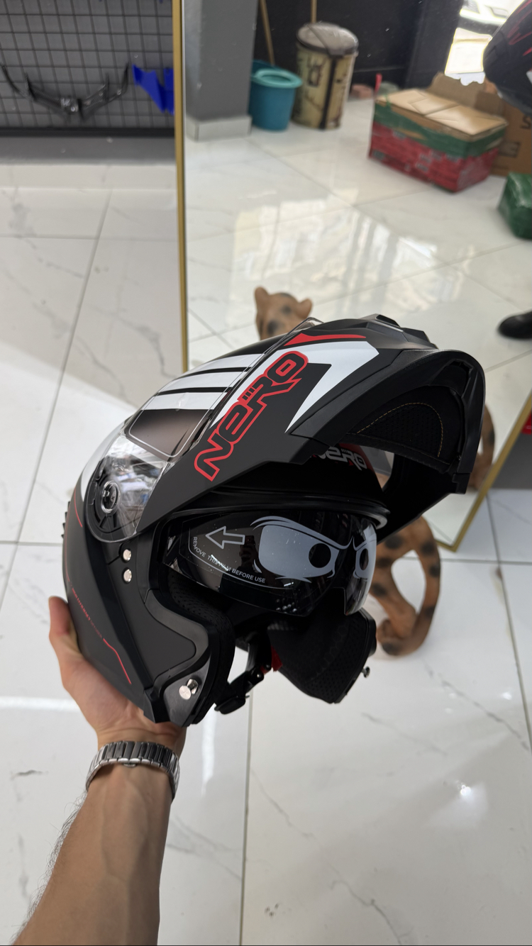 Nero Çene Açılır Ece/Dot Sertifkalı Kask