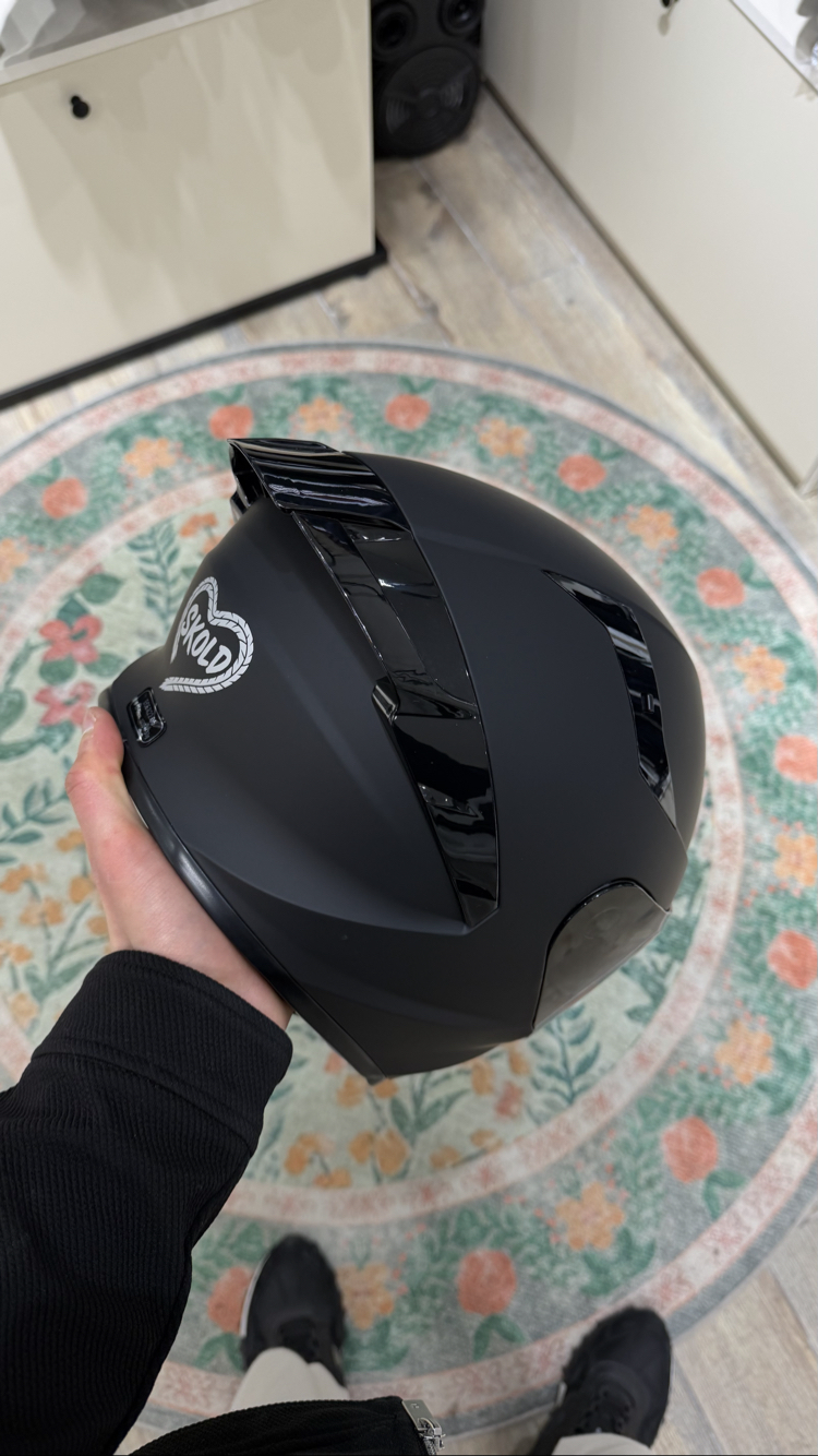 Skold Full Face Kask Mat Siyah