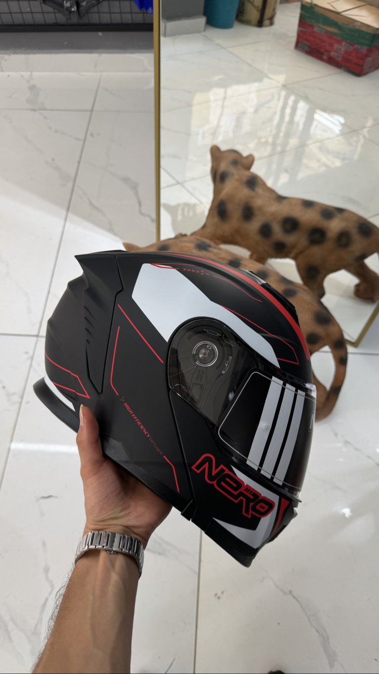 Nero Çene Açılır Ece/Dot Sertifkalı Kask