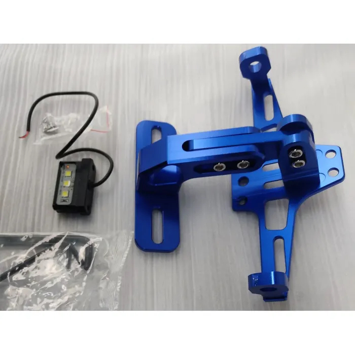 KISA PLAKALIK ÜNİVERSAL CNC ALİMİNYUM MAVİ