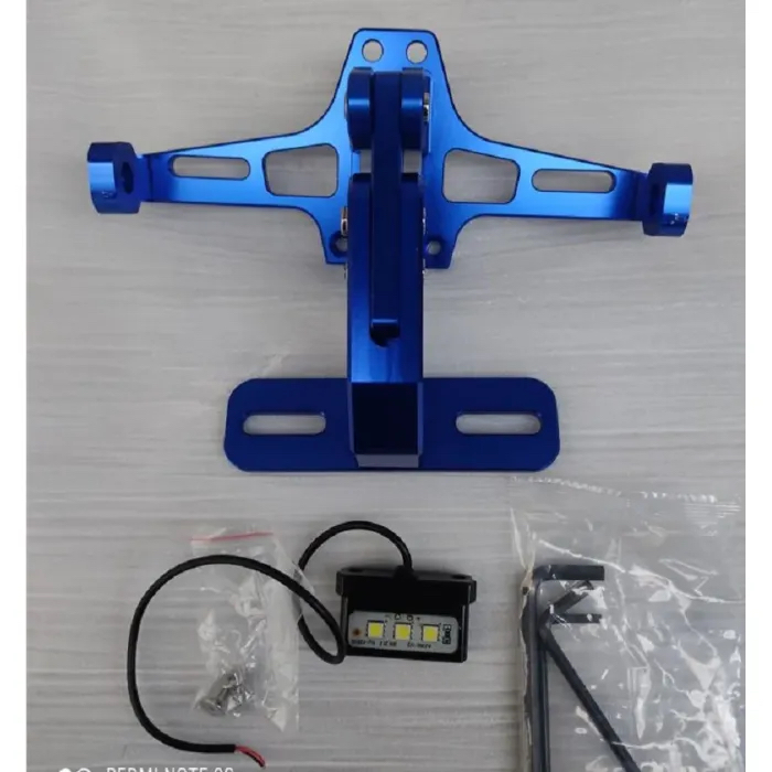 KISA PLAKALIK ÜNİVERSAL CNC ALİMİNYUM MAVİ