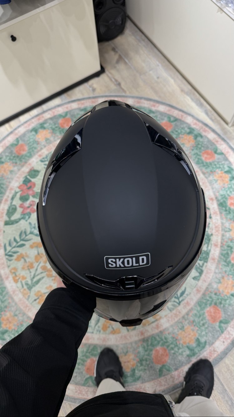 Skold Full Face Kask Mat Siyah
