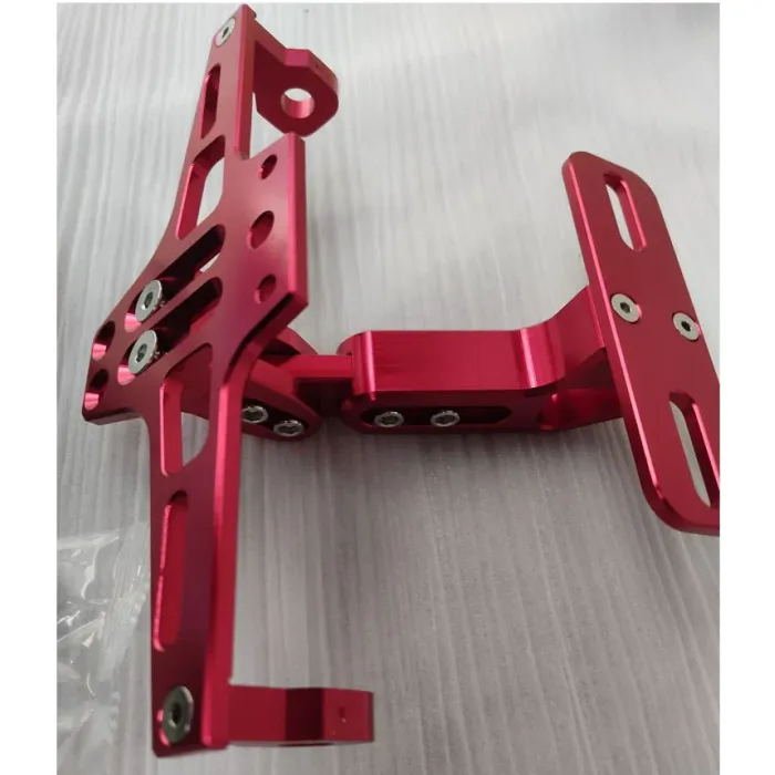 KISA PLAKALIK ÜNİVERSAL CNC ALİMİNYUM KIRMIZI