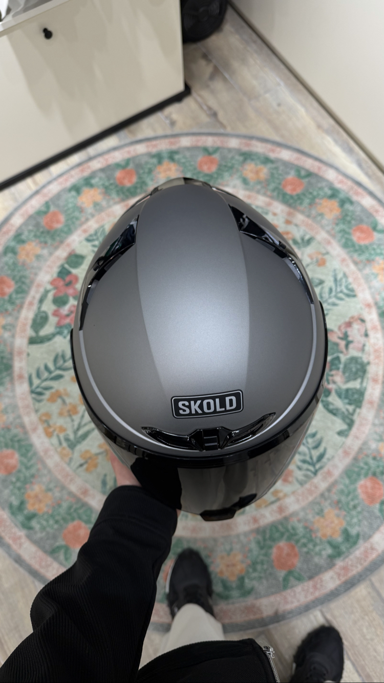 Skold Full Face Kask Titanyum Gri