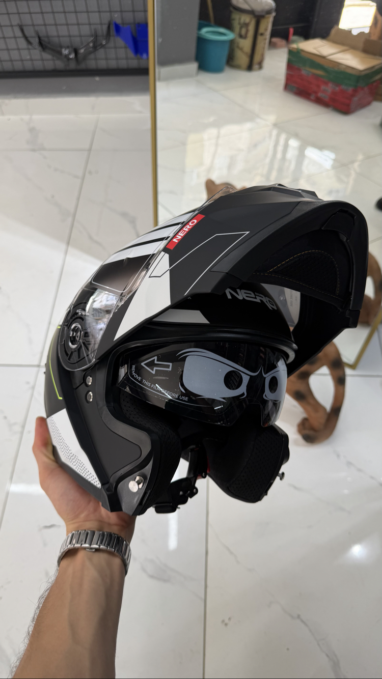 Nero Çene Açılır Ece/Dot Sertifkalı Kask