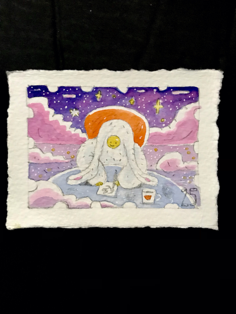 Rabbit painter