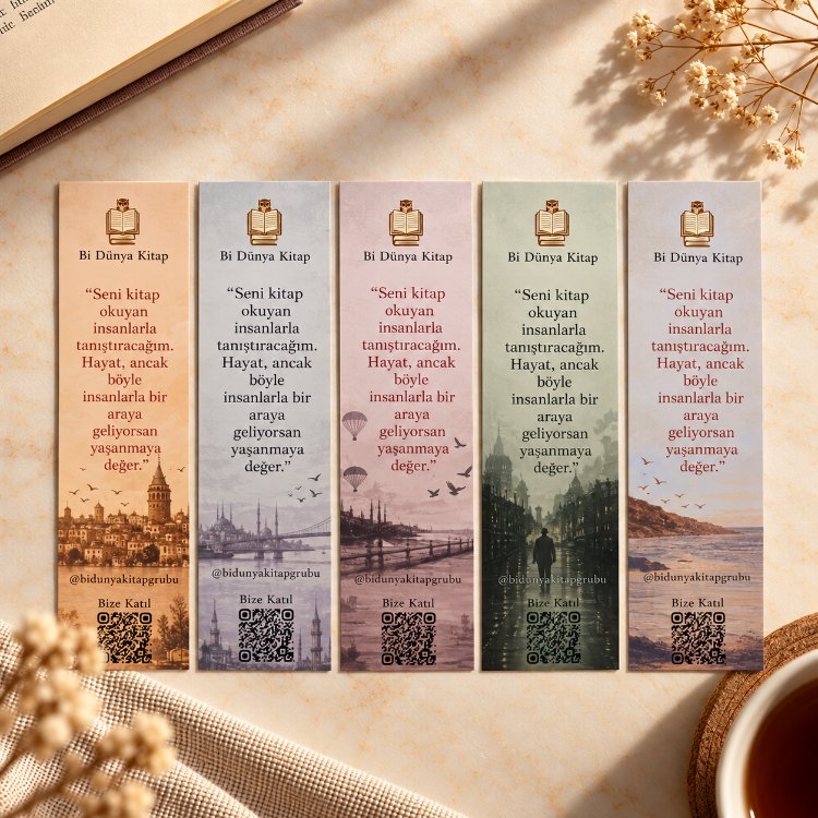 Türk Edebiyatı Ayraç Seti (5 Adet)