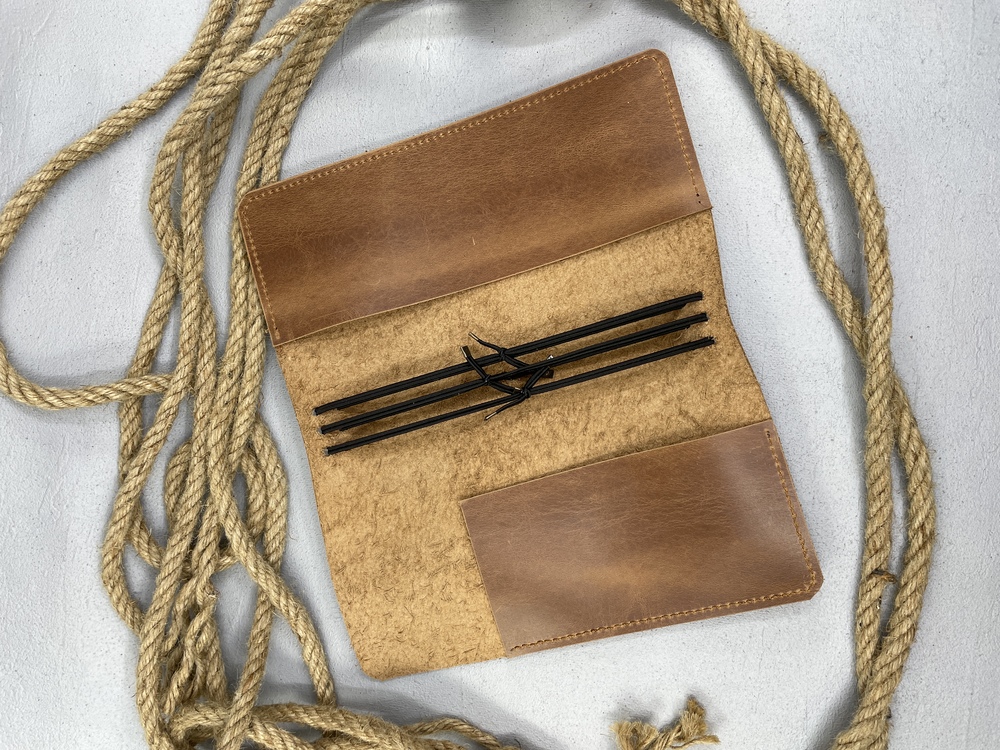 Traveler's Notebooks Cover - Seyahat Defterleri Kılıfı - Taba/Regular