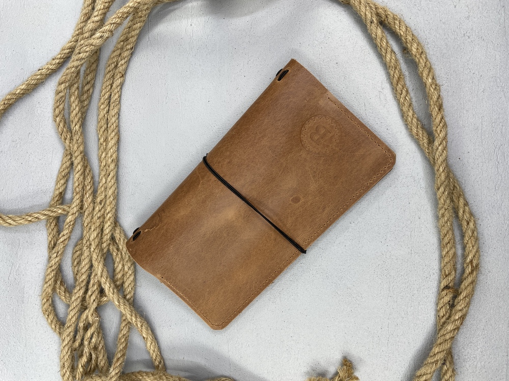 Traveler's Notebooks Cover - Seyahat Defterleri Kılıfı - Taba/Regular