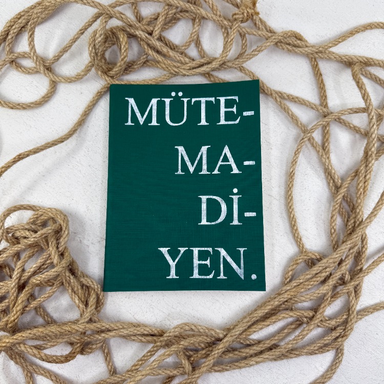 Atölye Defterleri - 8 - MÜTEMADİYEN