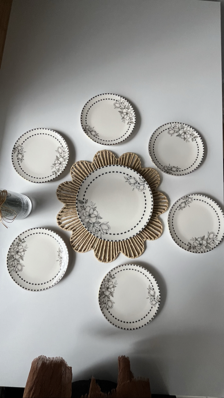 7 parça porselen servis set