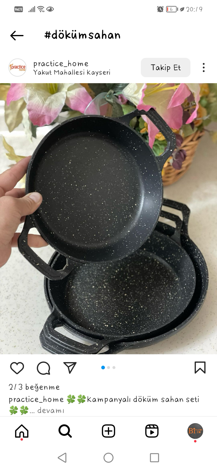 4 boy Döküm sahan seti 