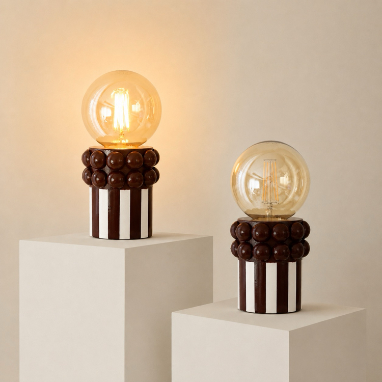 Bonbon Lumi Abajur (Bordo)