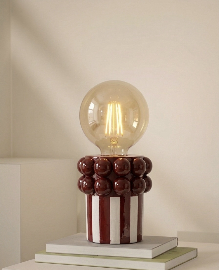 Bonbon Lumi Abajur (Bordo)