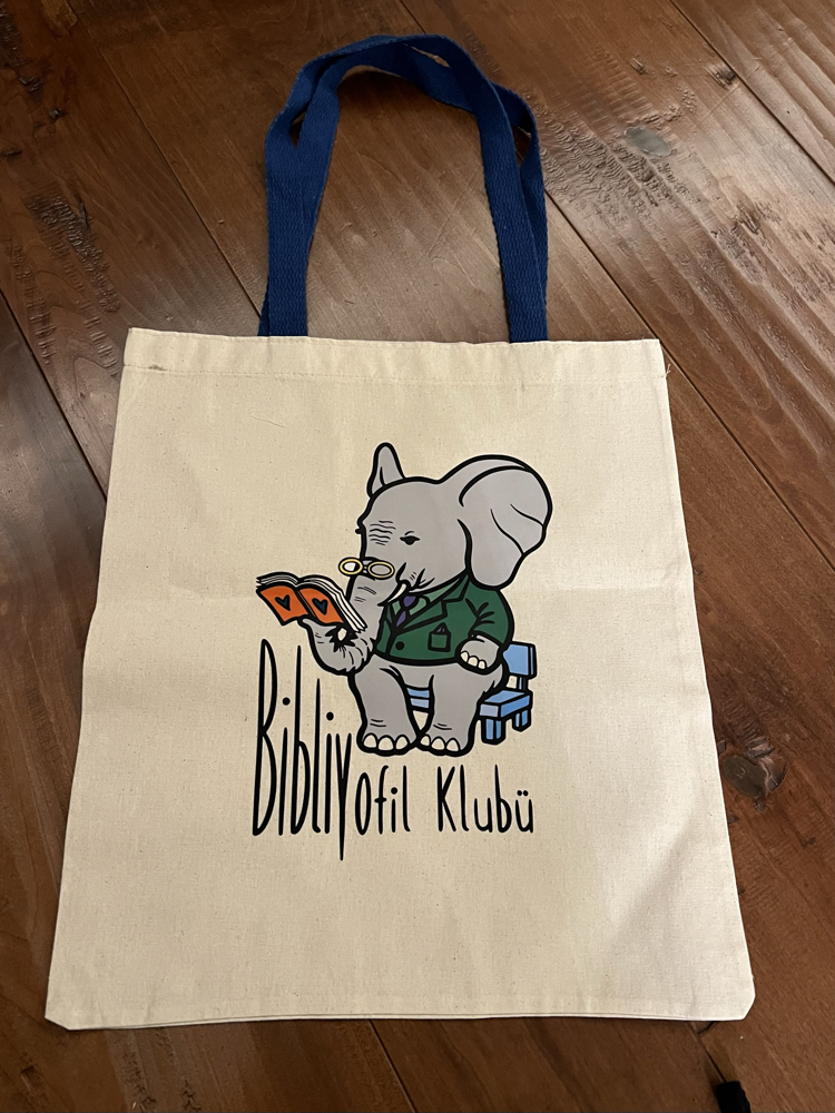 Bibliyofil klubü bez çanta