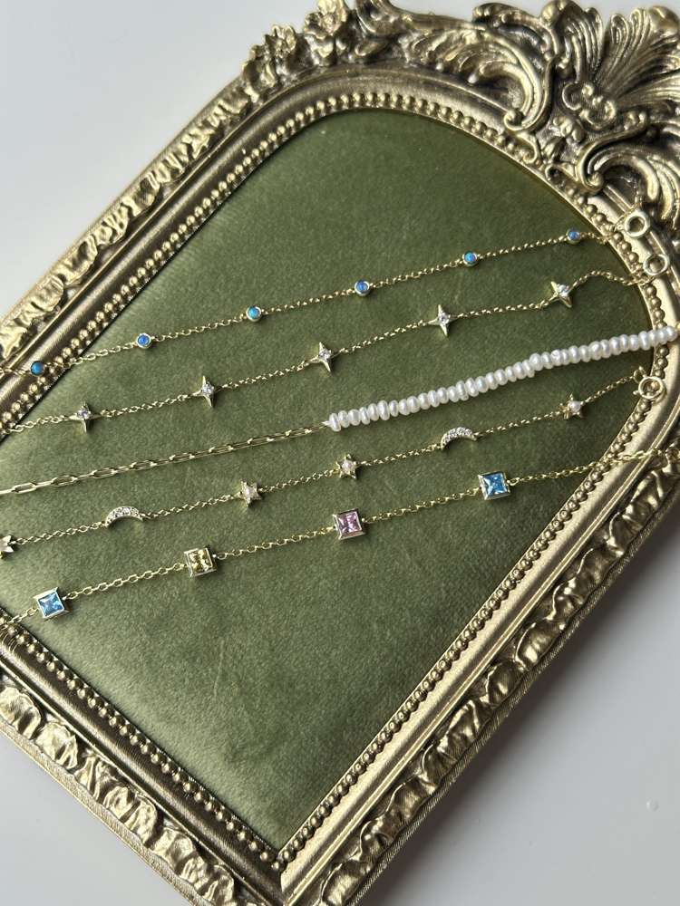 Opal taşı bileklik 925 Silver