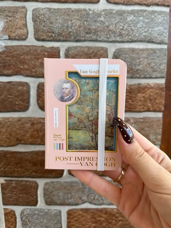 3 boyutlu Van Gogh mini defter