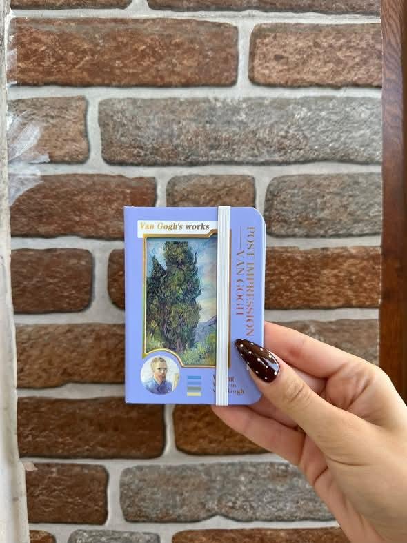 3 boyutlu Van Gogh mini defter