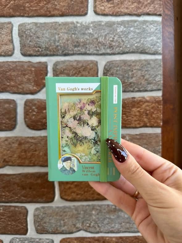 3 boyutlu Van Gogh mini defter