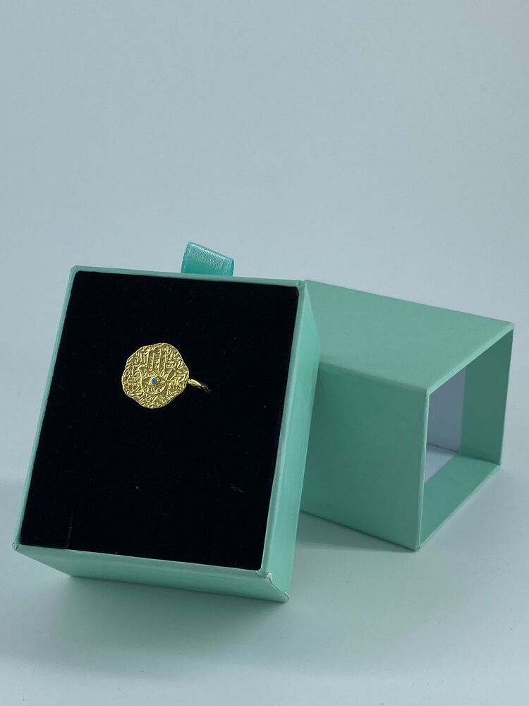 Gold Fatma Ana Eli Yüzük | 925 Ayar Gümüş