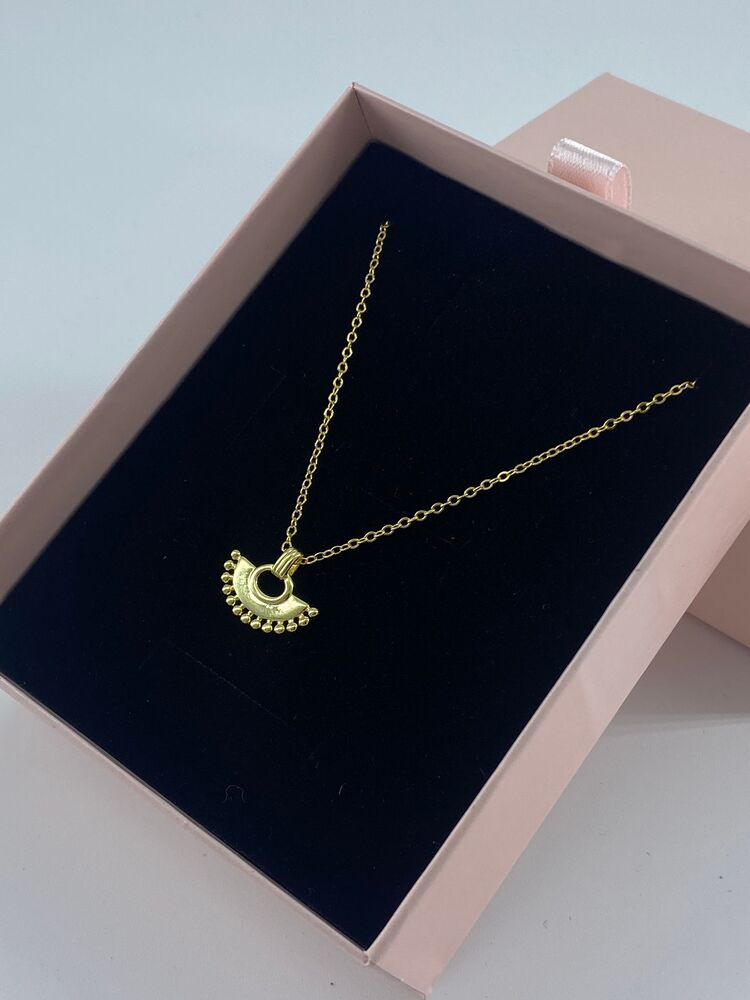Gold Otantik Kolye | 925 Ayar Gümüş