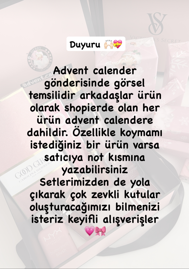 15 PARÇA ADVENT CALENDAR