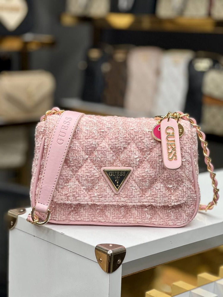 Gss çanta pembe (siyah logolu olan)