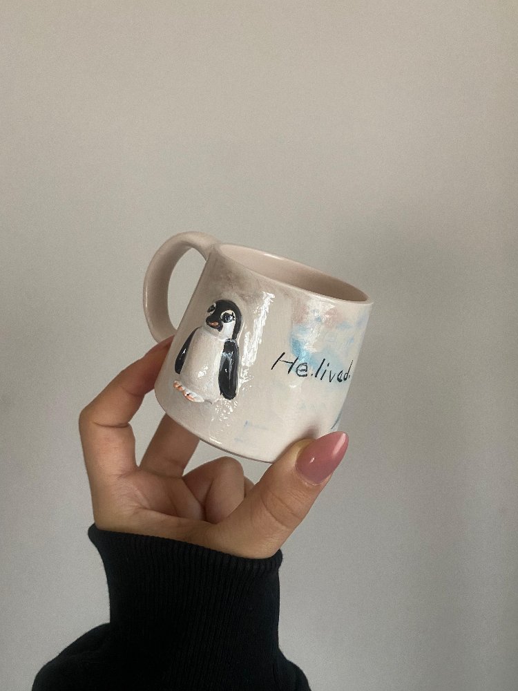 Nihilist Penguenli Fincan