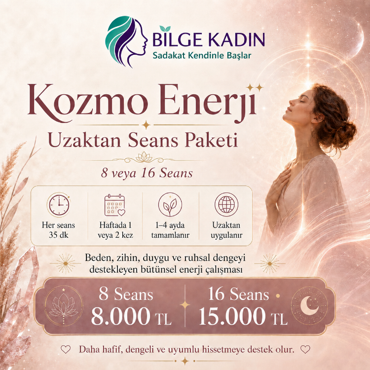 Kozmo Enerji Uzaktan Seans Paketi - Bütünsel Destek Süreci