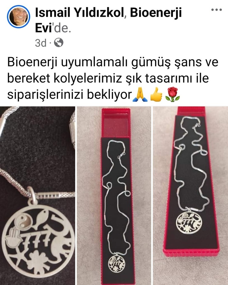 BİOENERJİ UYUMLAMALI ŞANS KOLYESİ